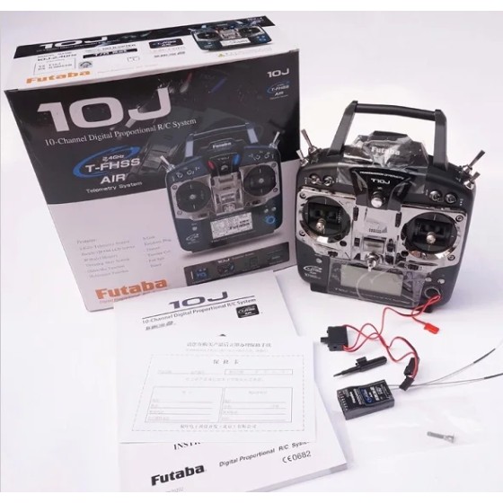 Futab 2.4G 10J T10J 10ch Transmitter With  R3008SB Receiver for Rc Airplane Helicopter